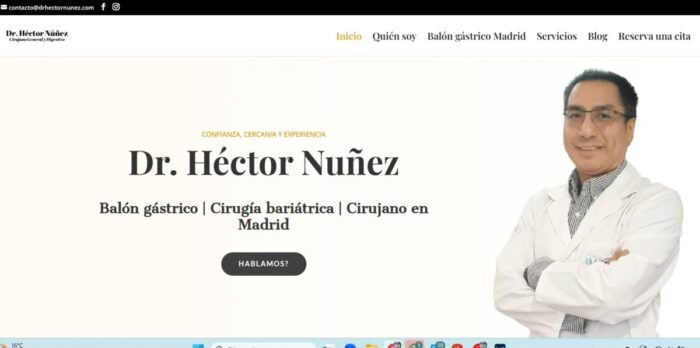 Web Dr. Hector Nuñez