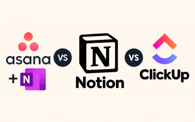 Asana + OneNote vs Notion vs ClickUp: ¿Qué es mejor para organizar tu trabajo en 2025?